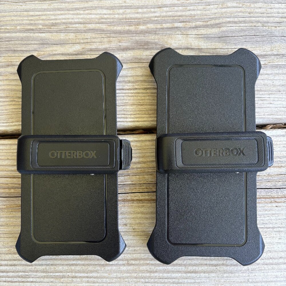 Set of Two I-Phone 13 Defender Black Otterbox Holsters